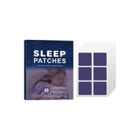 48pcs Sleep Aid Patch Relieve Stress Anxiety Treat Insomnia Sticker Fall Asleep Quickly Stickers Easy To Use Sleep Patch
