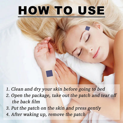 48pcs Sleep Aid Patch Relieve Stress Anxiety Treat Insomnia Sticker Fall Asleep Quickly Stickers Easy To Use Sleep Patch