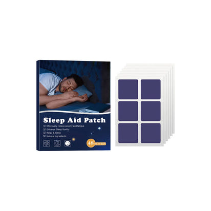 48pcs Sleep Aid Patch Relieve Stress Anxiety Treat Insomnia Sticker Fall Asleep Quickly Stickers Easy To Use Sleep Patch